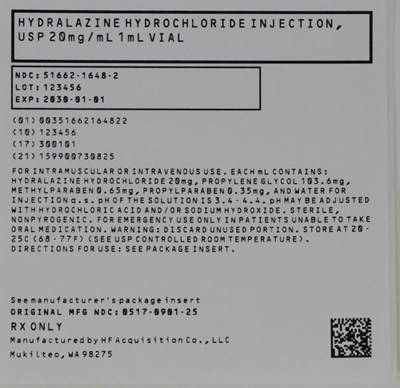 Pouch Label (51662 1648 2 Pouch)